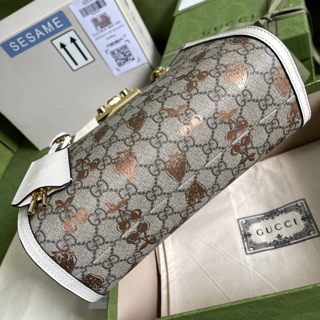 Gvc*1 Padlock Small Berry Tote Replica 498156