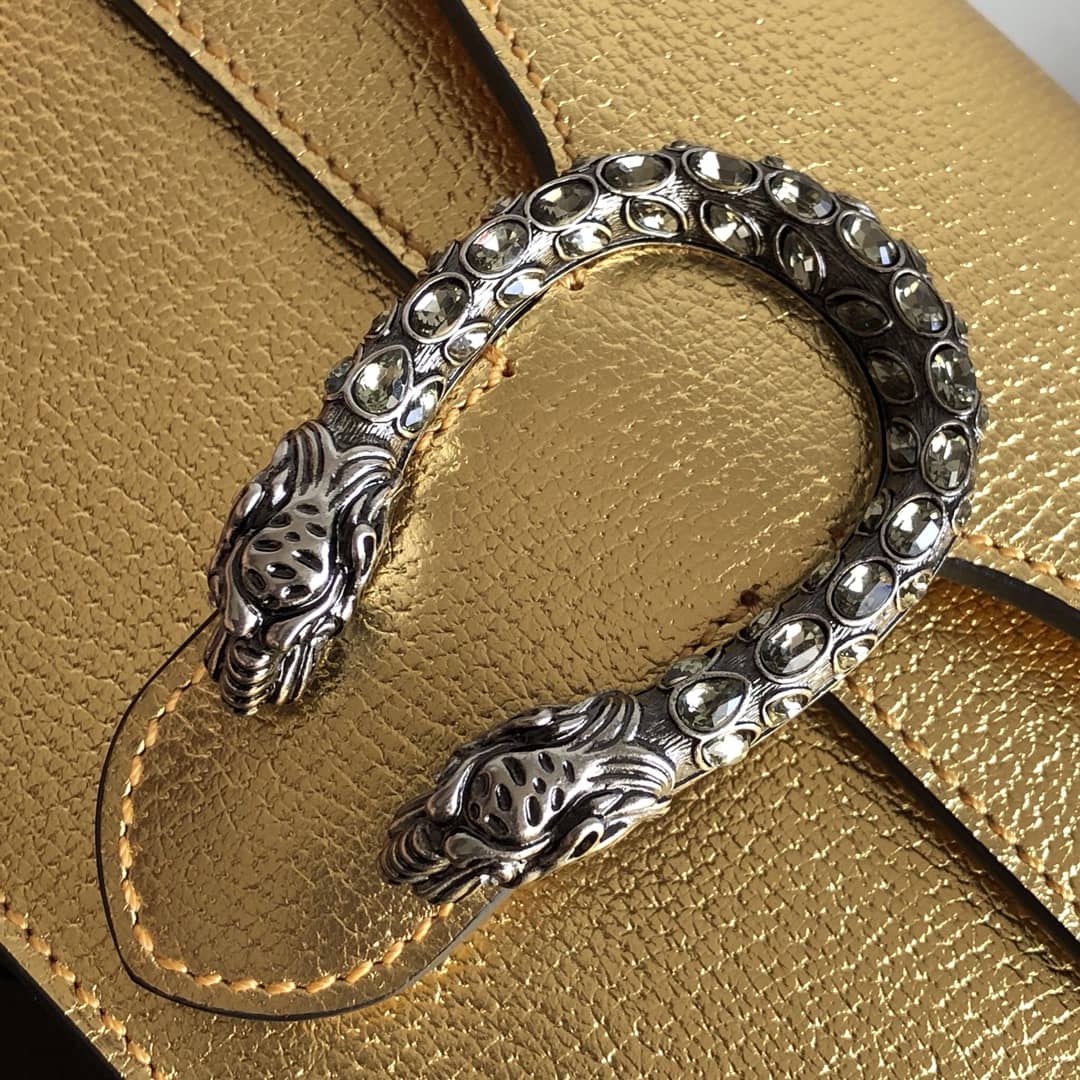 Gvc*1 GG Dionysus Small Shoulder Bag Replica Yellow 499623