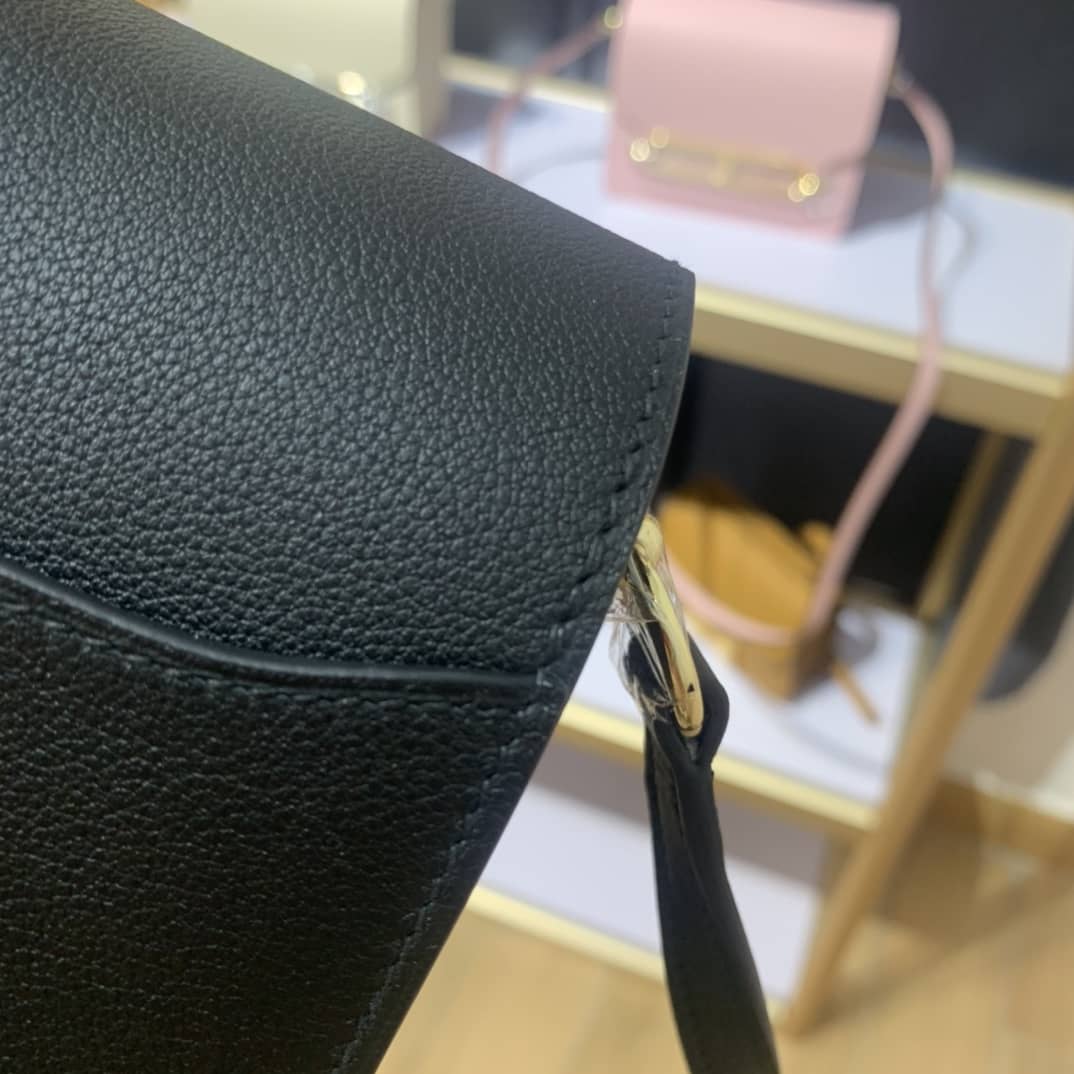 H**me5 Roulis Mini Sac Evercolor Calfskin Leather Crossbody Bag