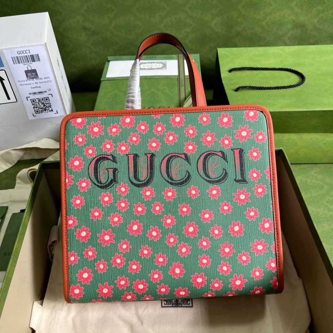 Gvc*1 Children Cat Print 605614 Replica Tote Bag