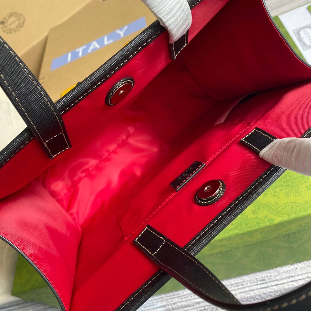 Gvc*1 Children Ladybug GG Svp*me Canvas Tote Replica 664083