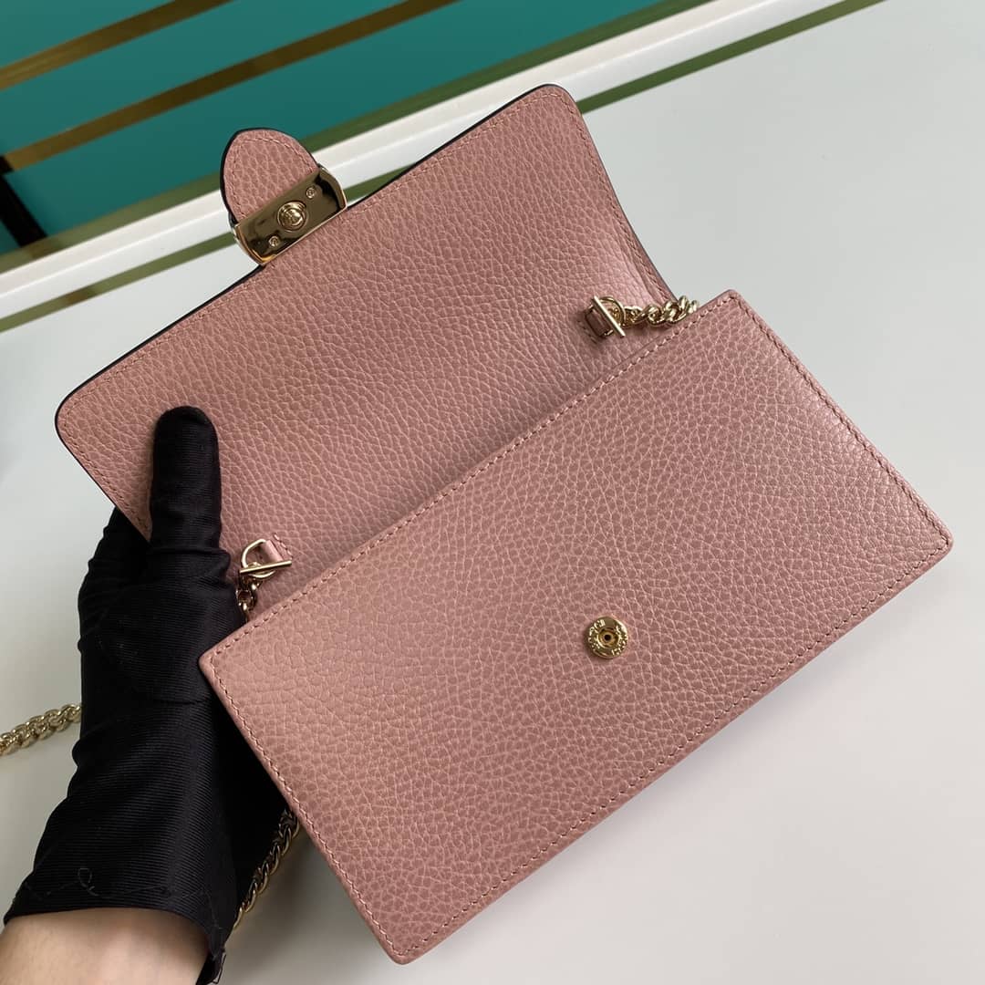 Gvc*1 Interlocking Crossbody Bag Chain Wallet Replica 510314