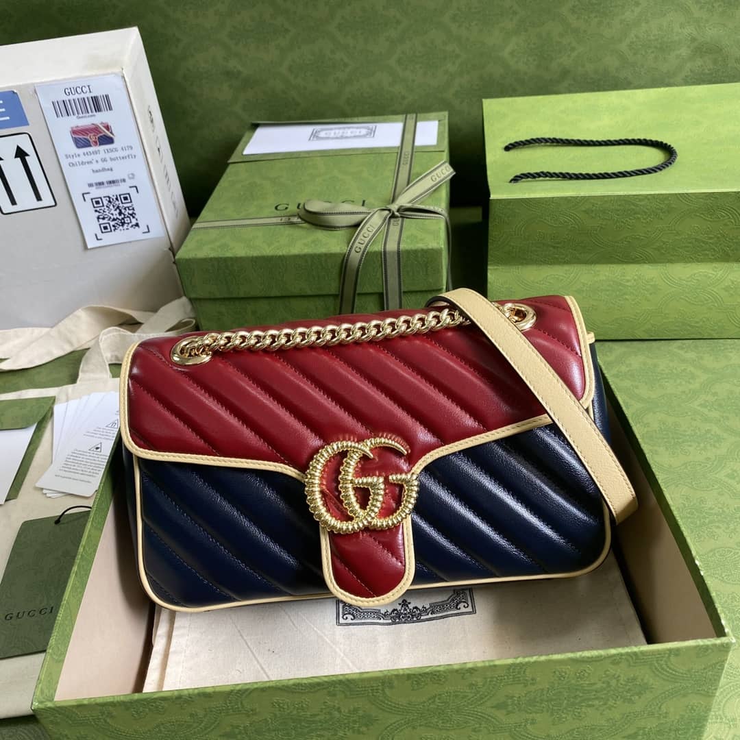 Gvc*1 Marmont GG Small matelassé Shoulder Bag Replica 443497
