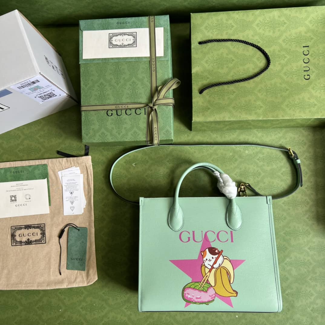 Gvc*1 Bananya Print Small Tote 659983 Replica