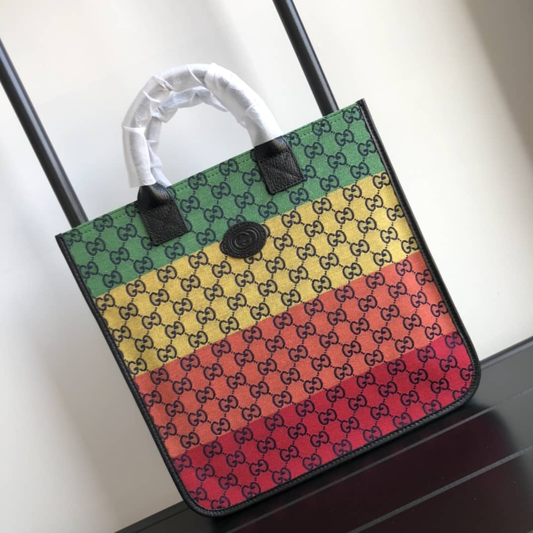 Gvc*1 GG Multicolor Kids Girl Tote Replica Colorful 550763