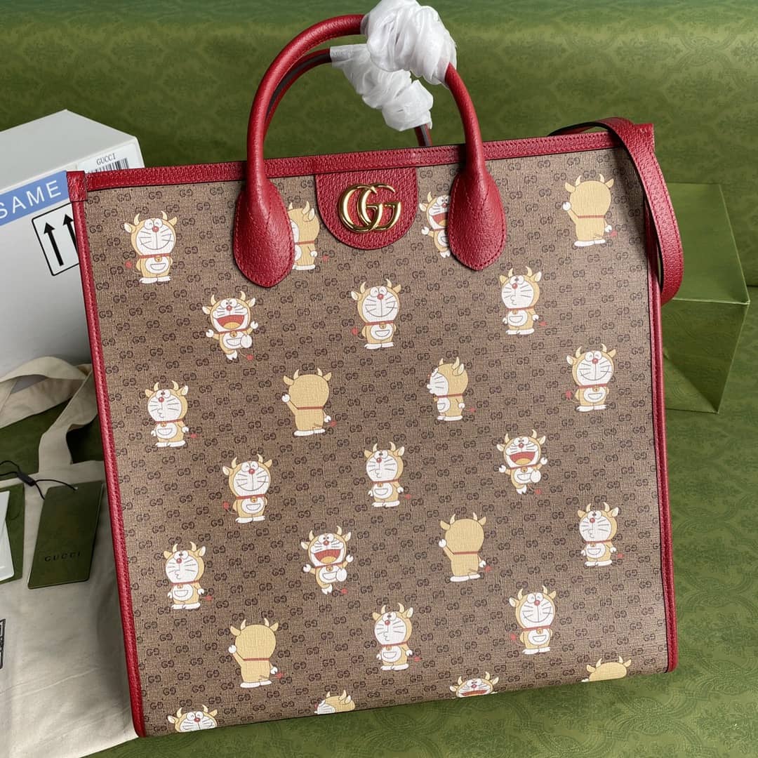 Gvc*1 x Doraemon Medium Tote Replica 654345