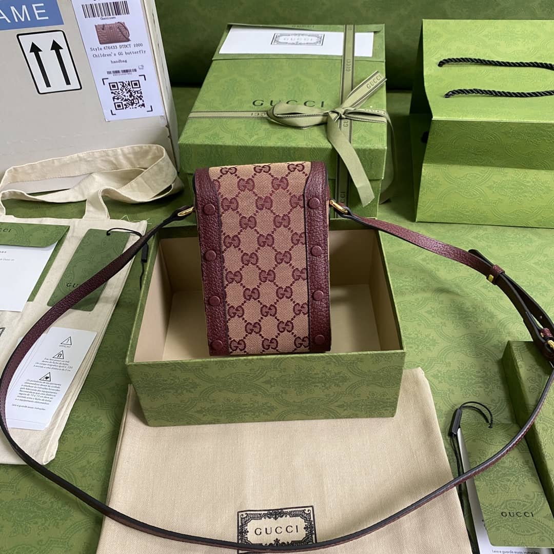 Gvc*1 1955 Horsebit Mini Phone Bag Replica 625615