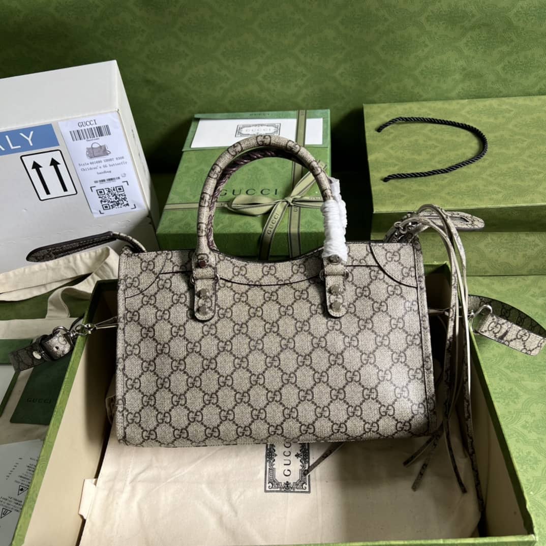 Gvc*1 x Ba1en*iaga Motorcycle Bag 681690 Replica Tote