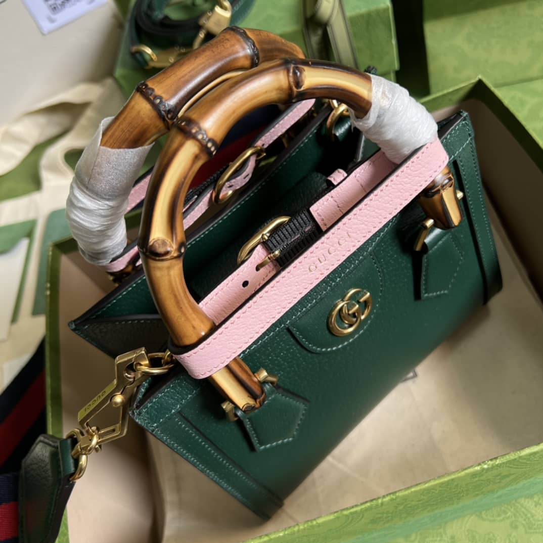 Gvc*1 Diana Mini Tote Green 702732 Replica Bag