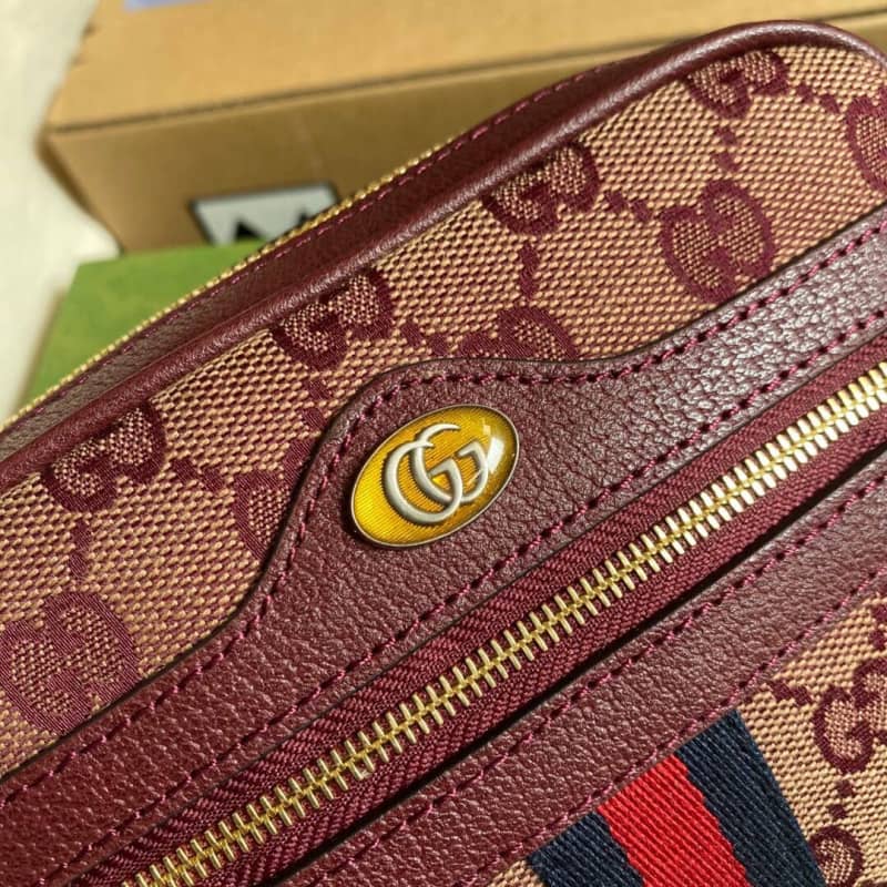 Gvc*1 Ophidia GG Svp*me Mini Shoulder Bag Replica Red 517350