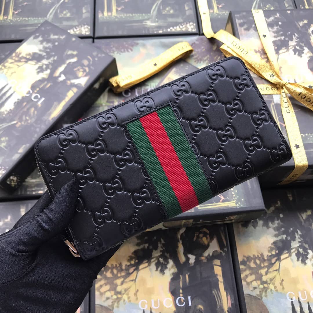 Gvc*1 Web GG Svp*me Around Zip Wallet Replica 408831
