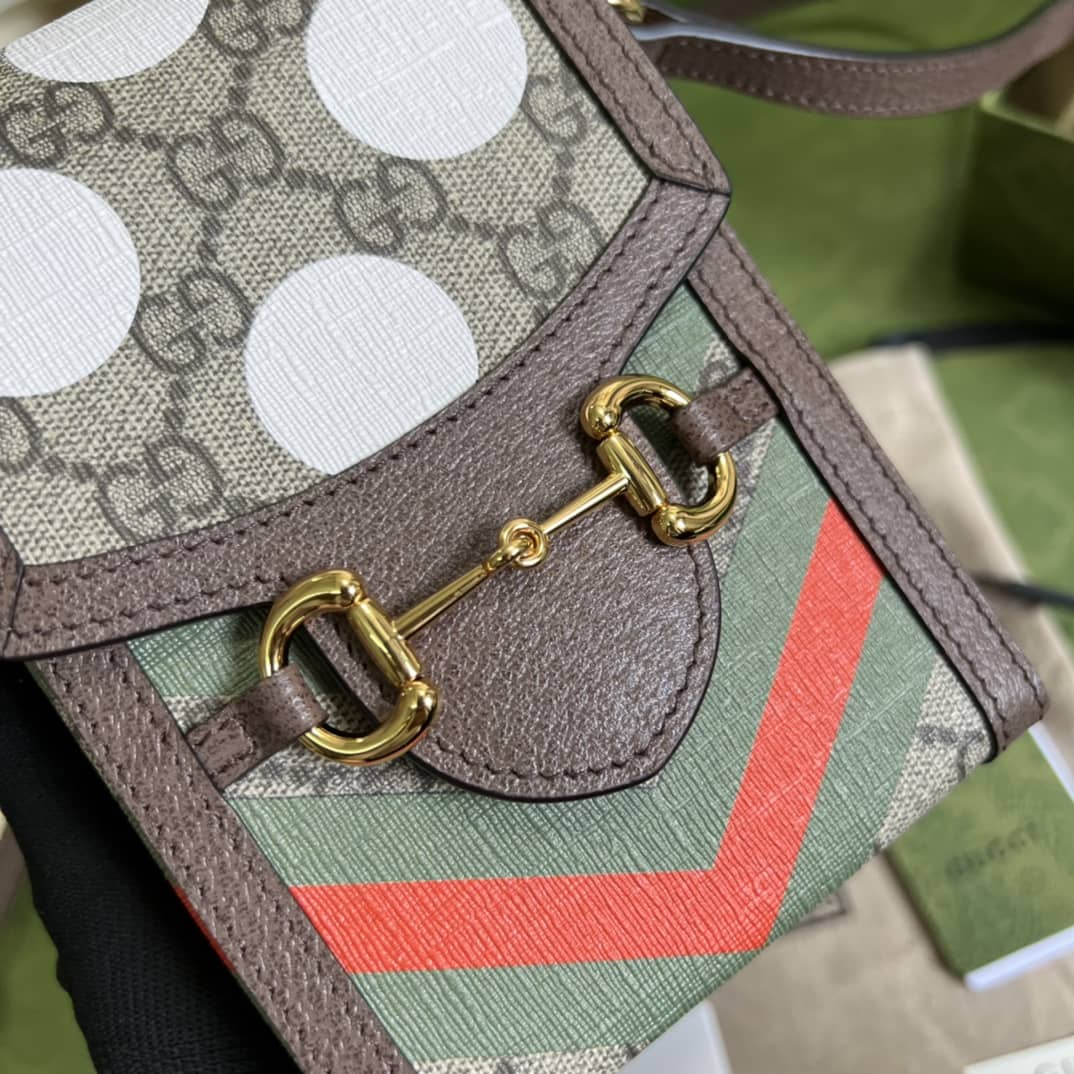 Gvc*1 1955 Horsebit Mini Phone Bag Replica 625615