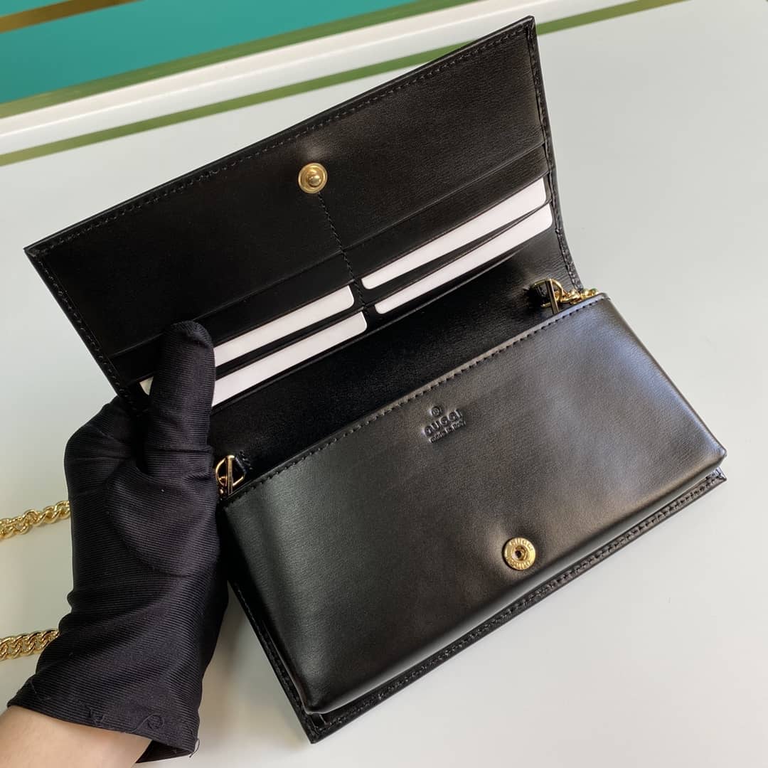 Gvc*1 1955 Horsebit Chain Wallet Replica 621892