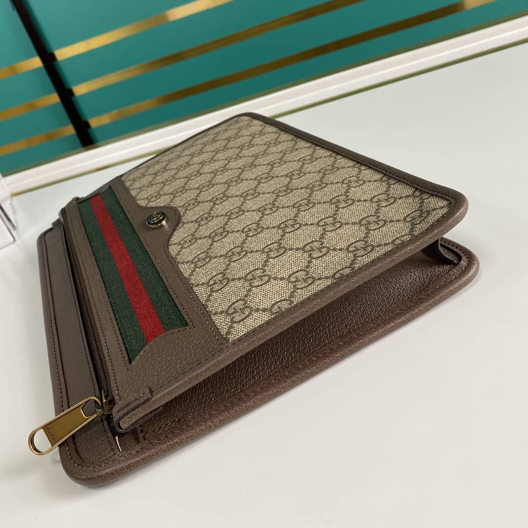 Gvc*1 GG Svp*me Ophidia Canvas Clutch Replica 597619