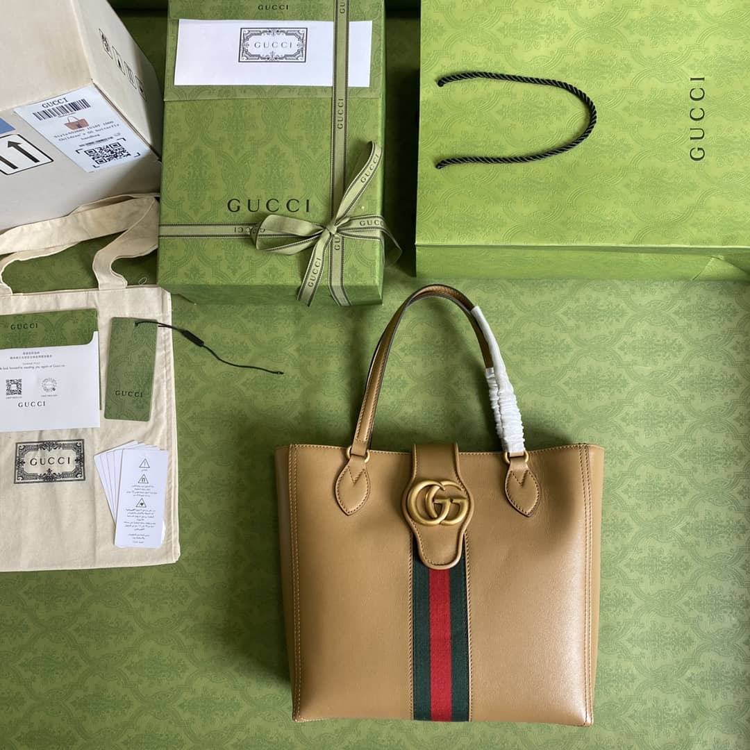 Gvc*1 GG Double Small Tote Replica 652680