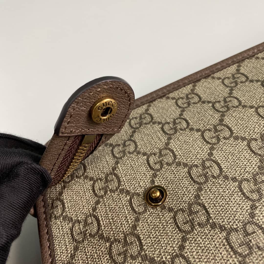 Gvc*1 GG Svp*me Ophidia Canvas Clutch Replica 597619