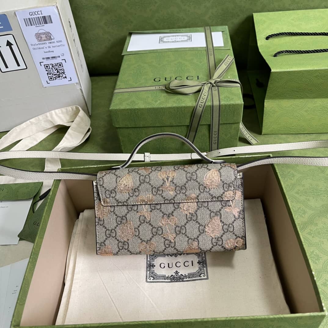 Gvc*1 Padlock GG Svp*me Canvas Top Handle Mini Bag Replica 652683