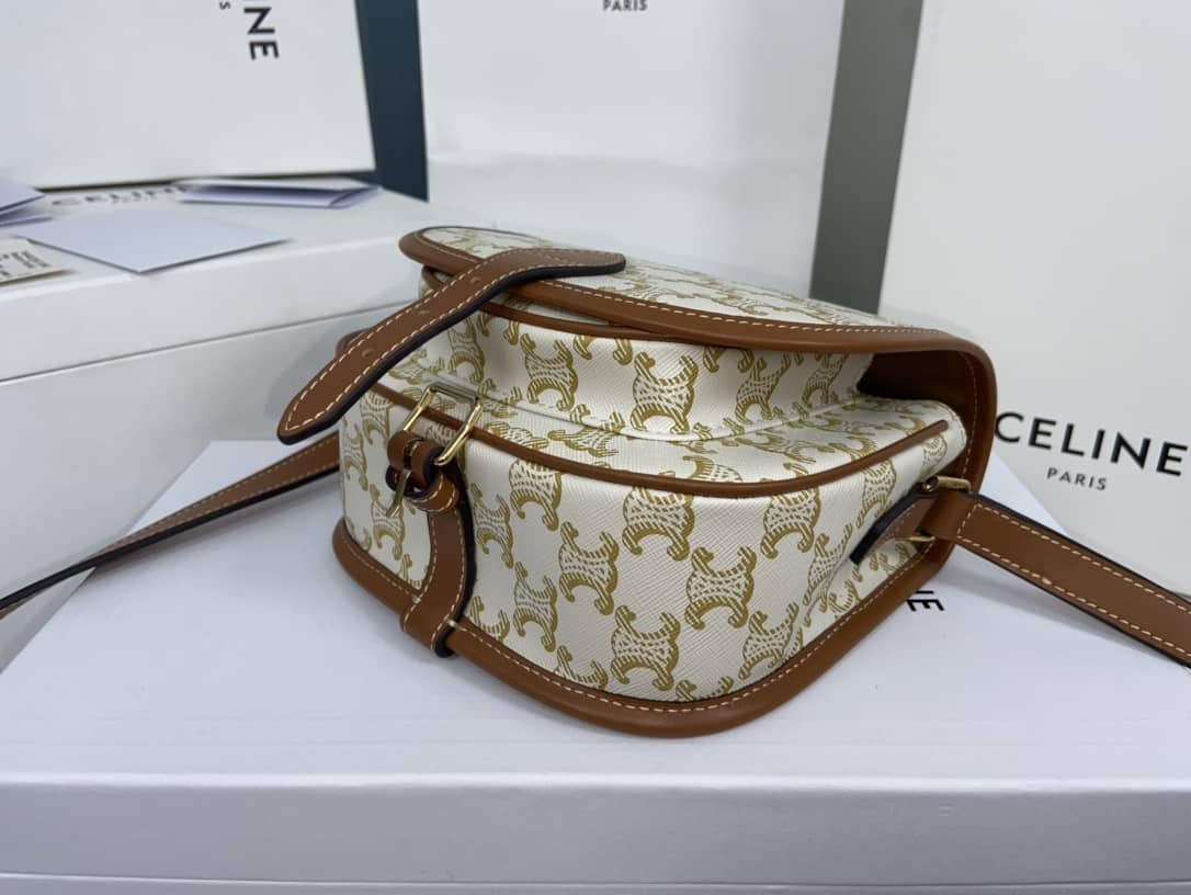 Ce1i*e Bag Dupe Triomphe Canvas Medium Folco Replica Bag