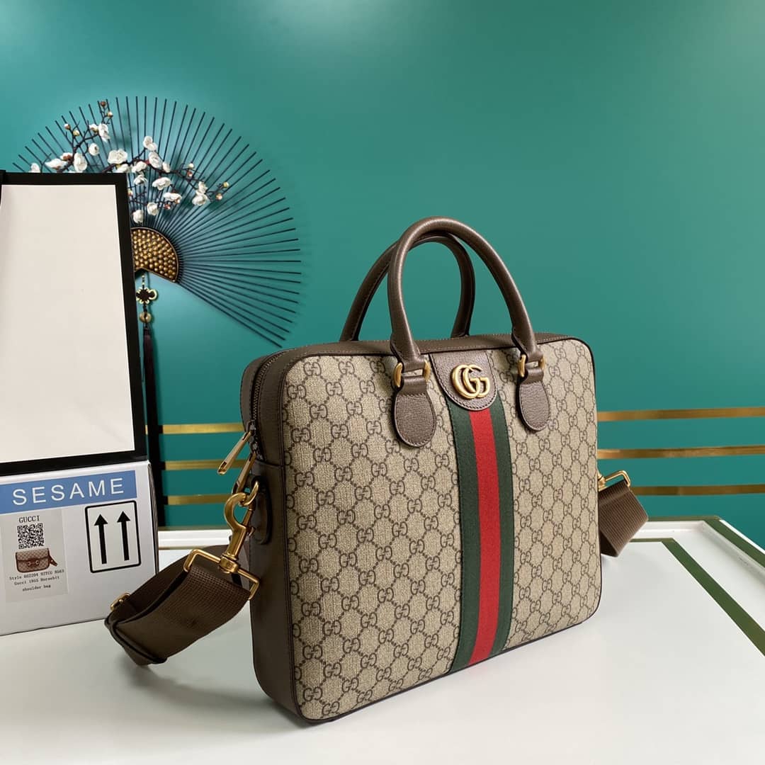 Gvc*1 Mens Ophidia GG Briefcase Replica 574793