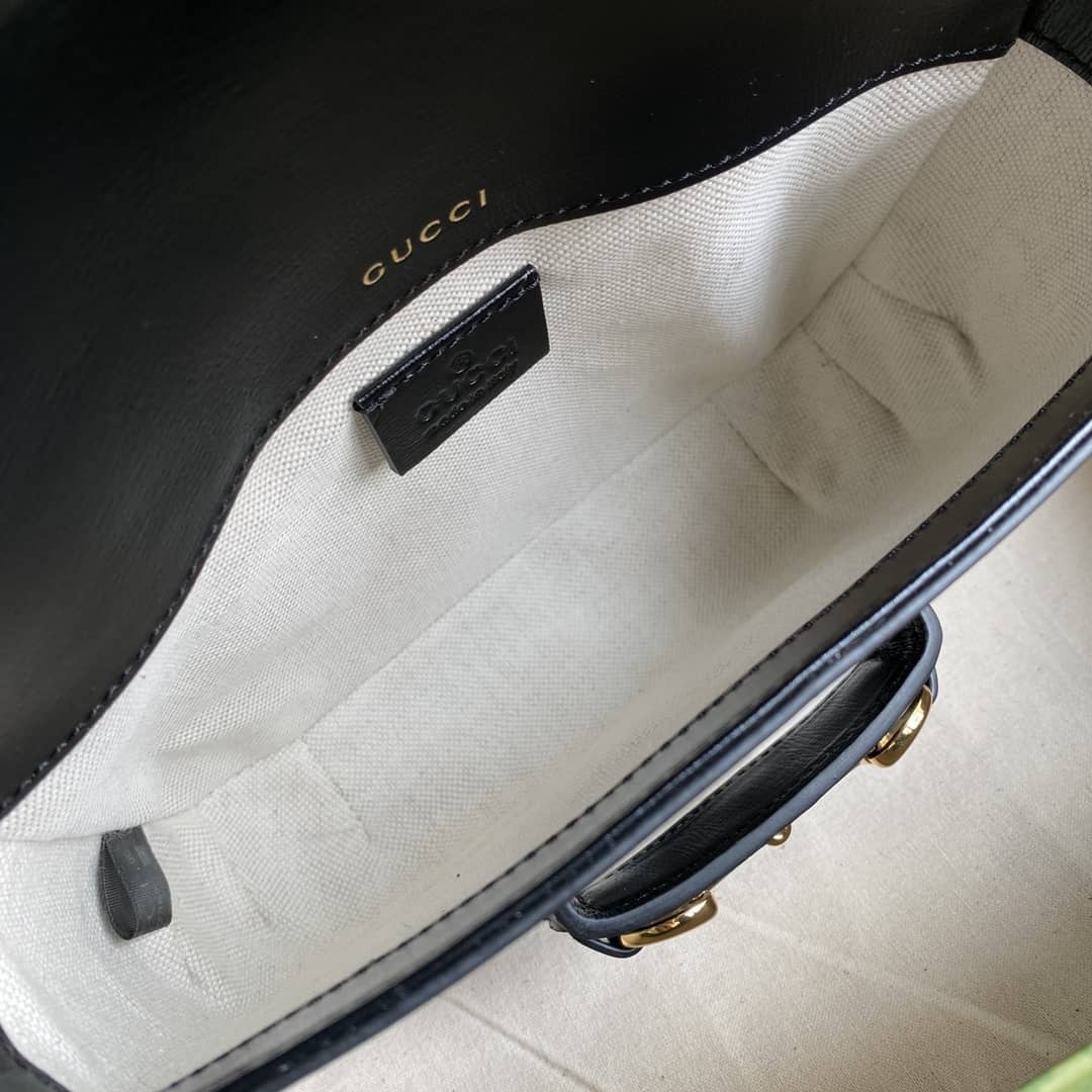 Gvc*1 1955 Horsebit Svp*me GG Canvas Mini Shoulder Bag Replica 658574