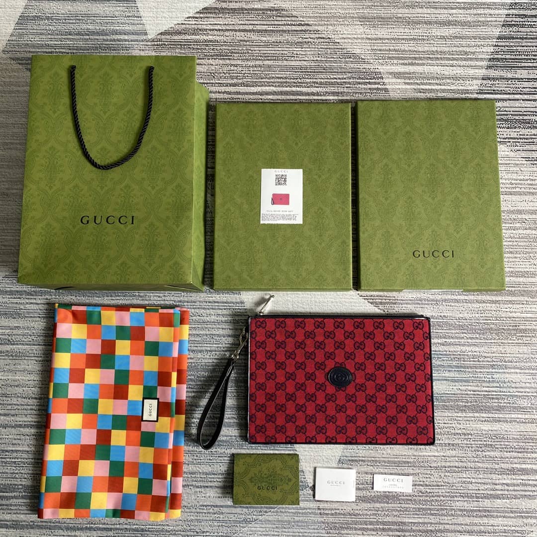Gvc*1 Purse Dupes Multicolor Canvas GG Pouch657581
