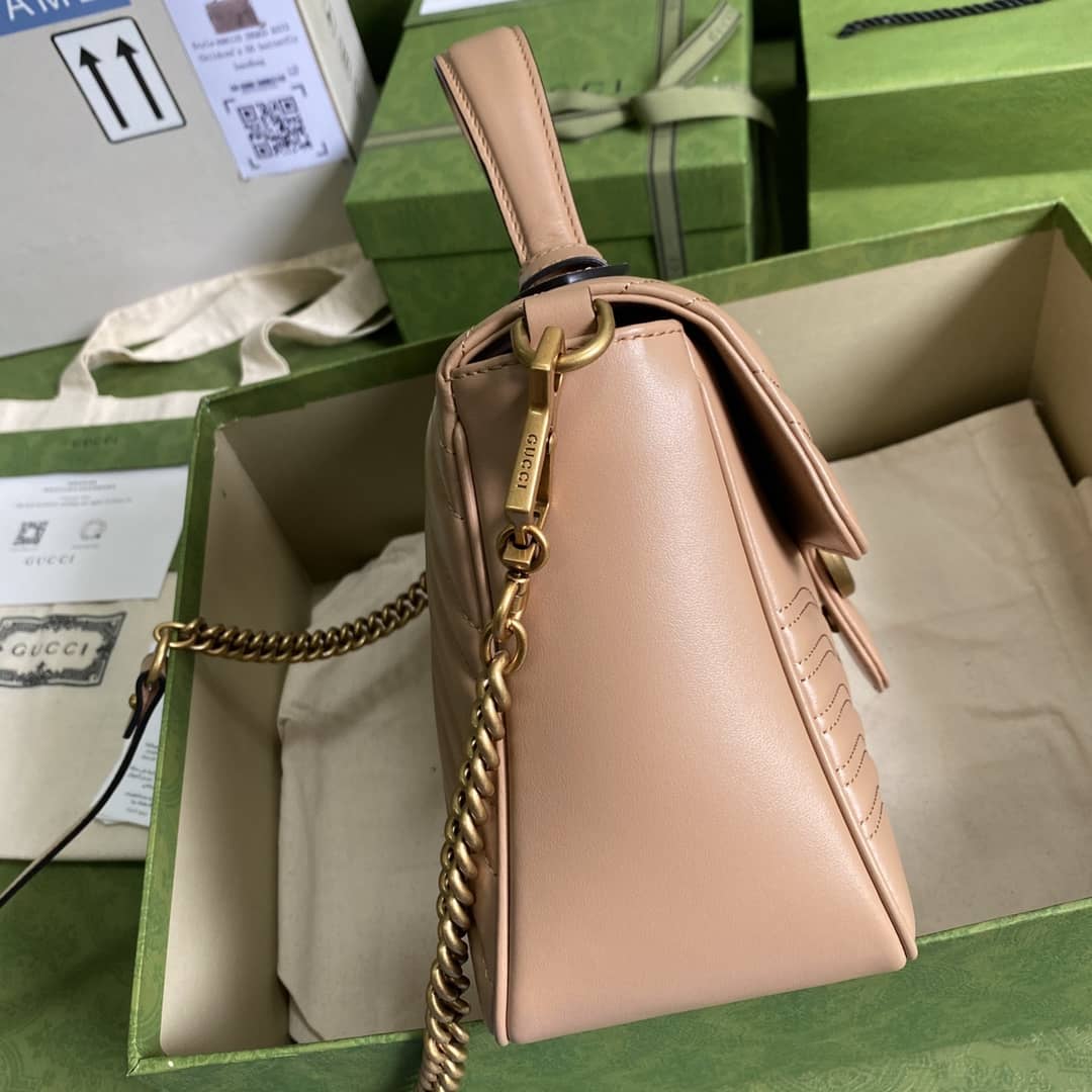 Gvc*1 Crossbody Dupe GG Marmont Small Top Handle  498110