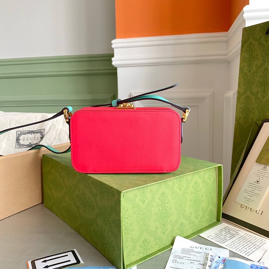 Gvc*1 Interlocking G Mini Bag Replica Red 658230