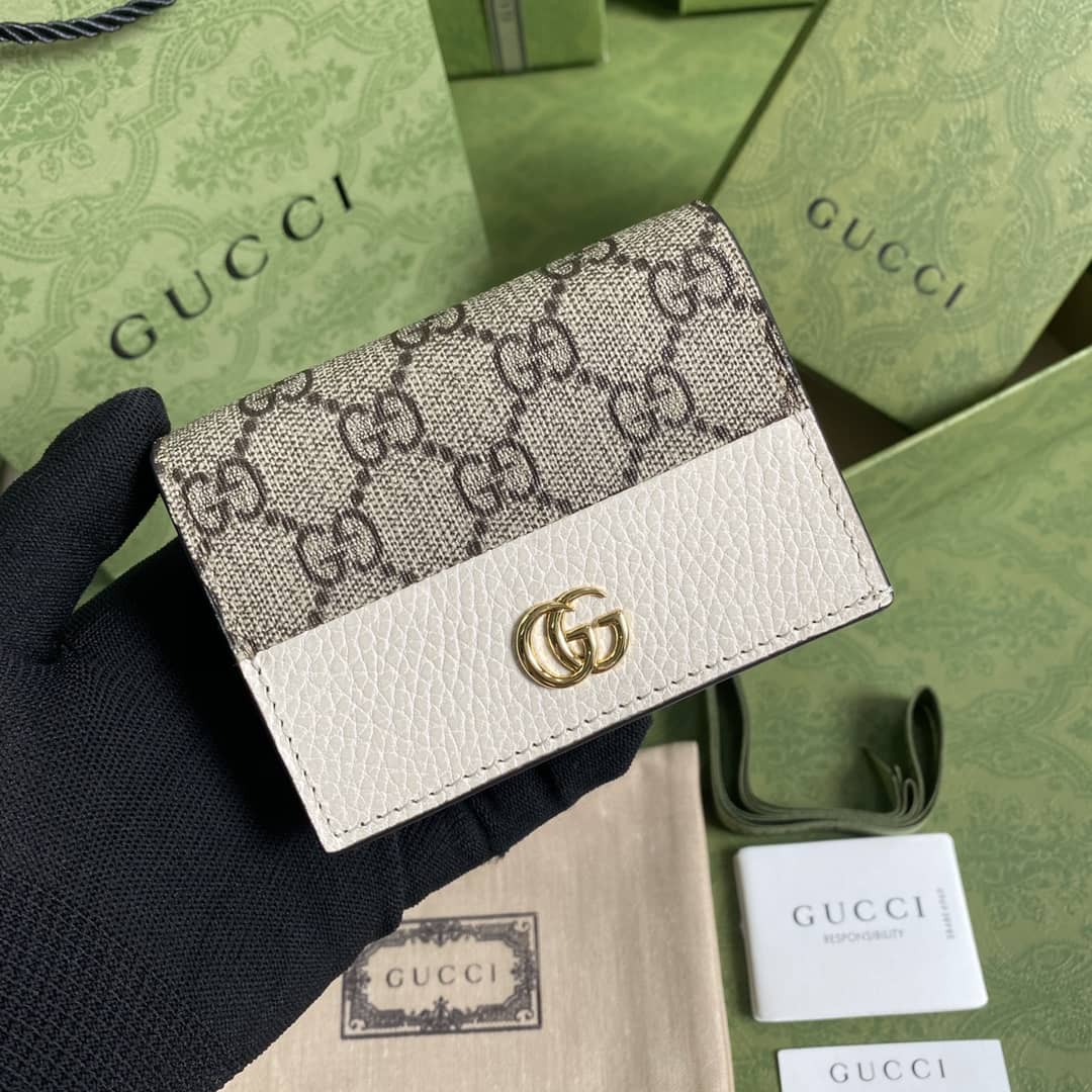 Gvc*1 Marmont GG Card Case Wallet Replica 658610