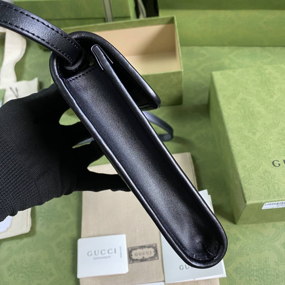 Gvc*1 GG Embossed Mini Phone Bag Replica 625571