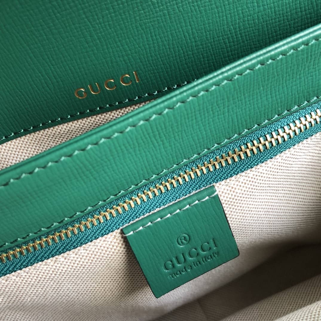 Gvc*1 Horsebit 1955 Shoulder Bag Replica Green 602204