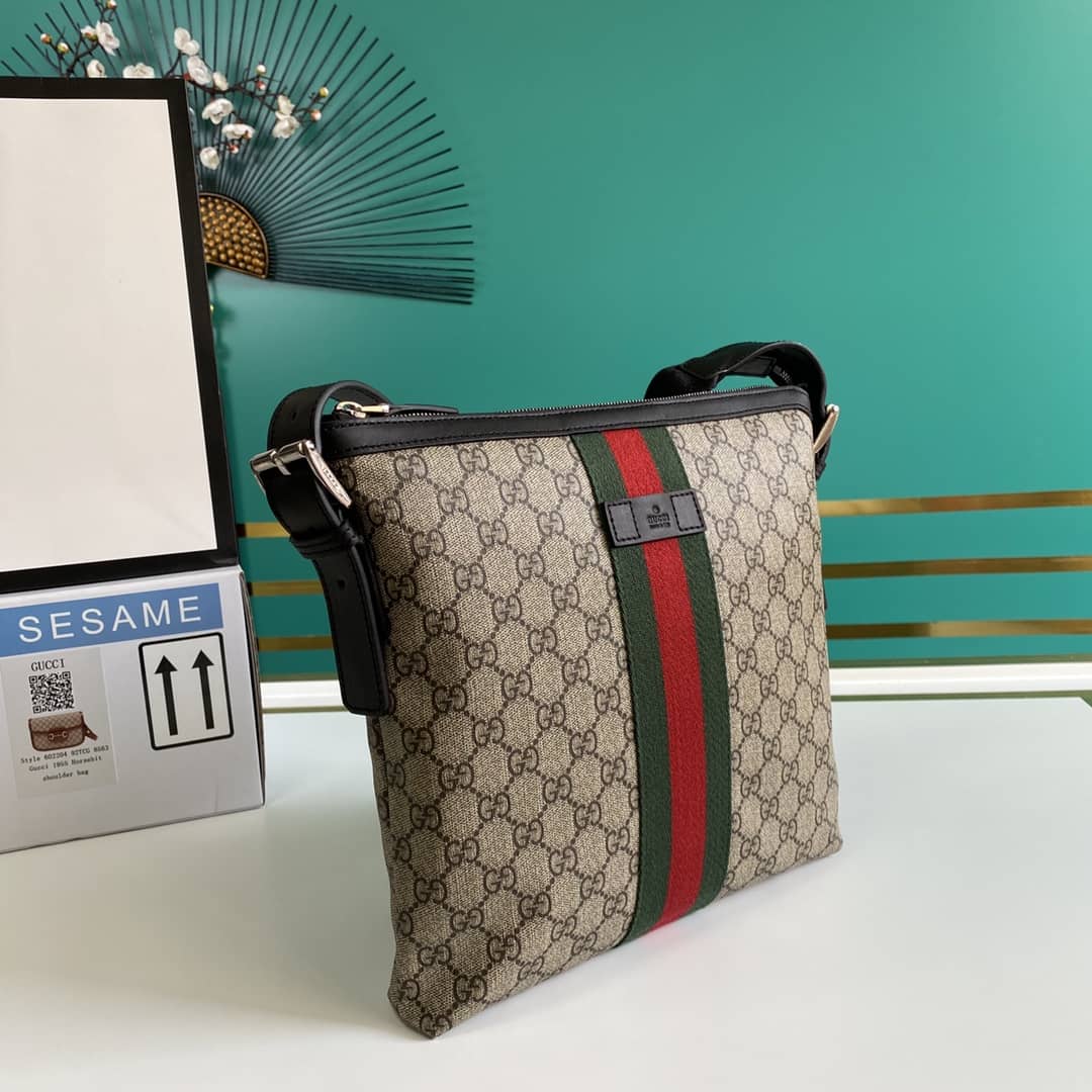 Gvc*1 GG Svp*me Web Slim Crossbody Bag Replica 387111