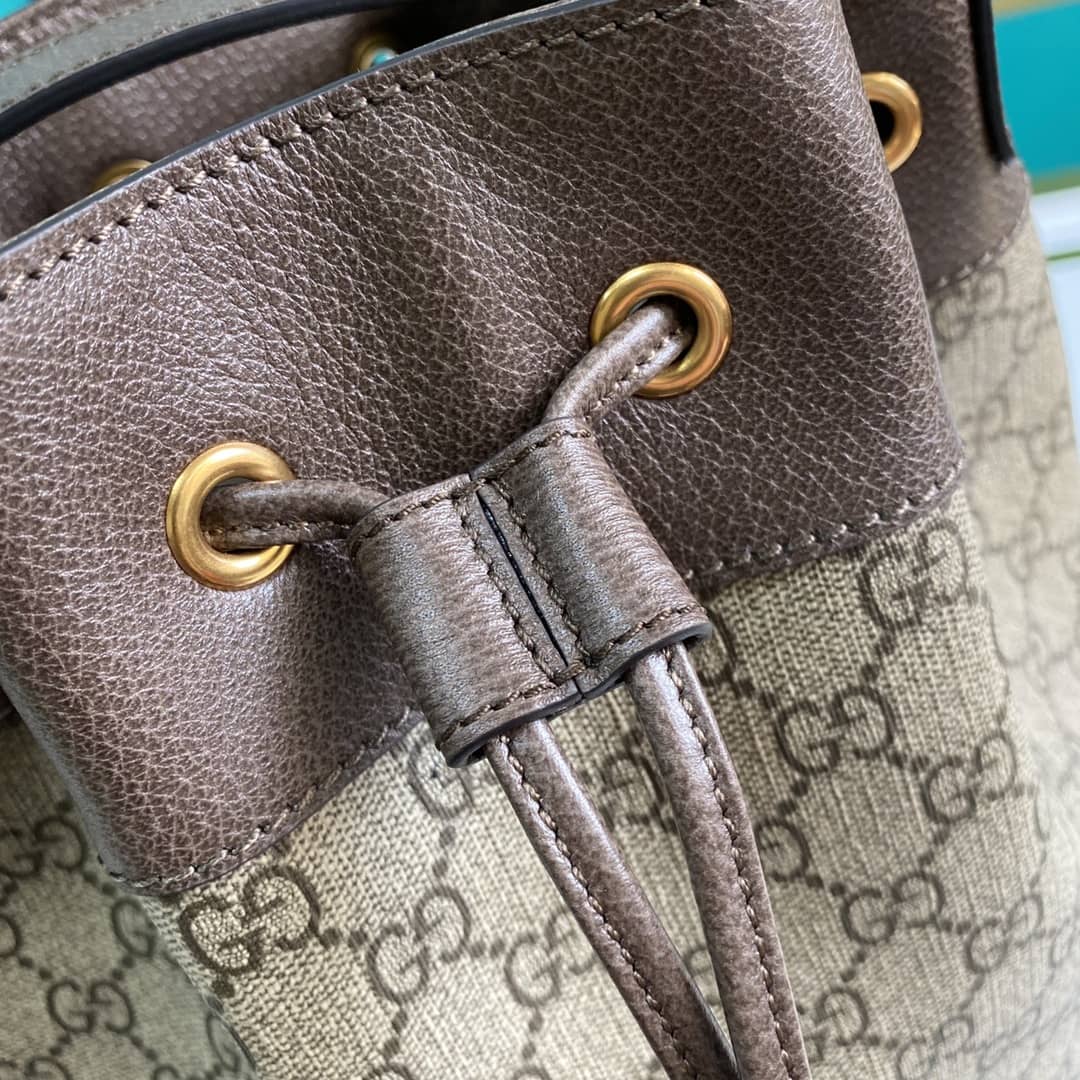 Gvc*1 Ophidia GG Svp*me Leather Bucket Bag Replica 540457