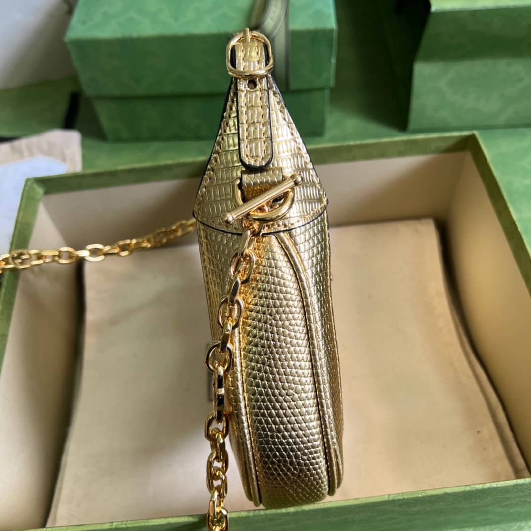 Gvc*1 Jackie 1961 Mini Shoulder Bag Gold Leather 675799 Replica