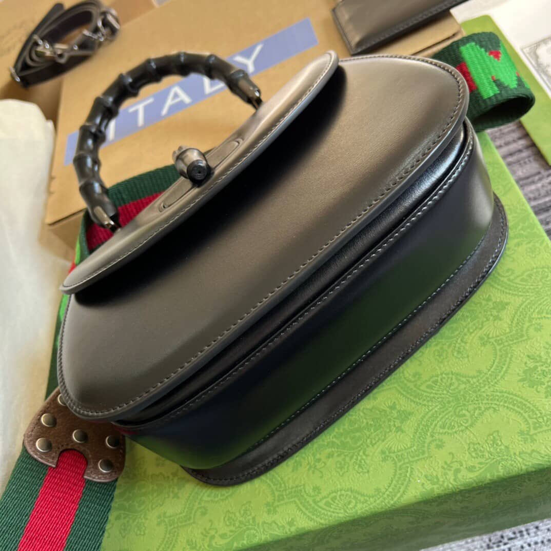 Gvc*1 Bamboo 1947 Small Top Handle Bag 675797 Balck Replica
