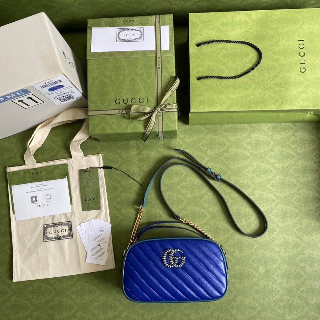 Gvc*1 Marmont GG Small Matelassé Shoulder Bag Replica 447632