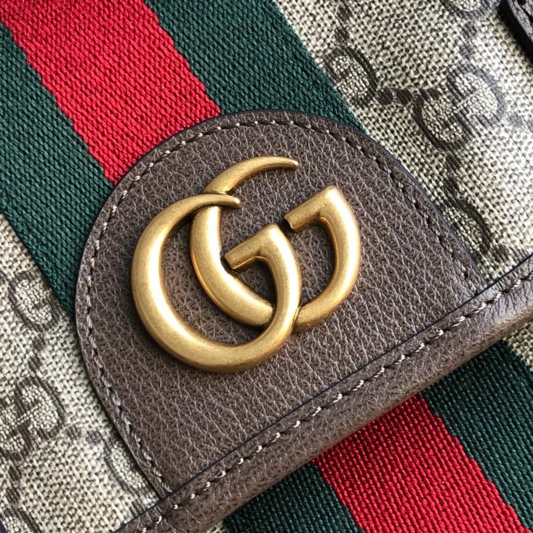 Gvc*1 Ophidia GG Medium Svp*me Canvas Replica Backpack 598140