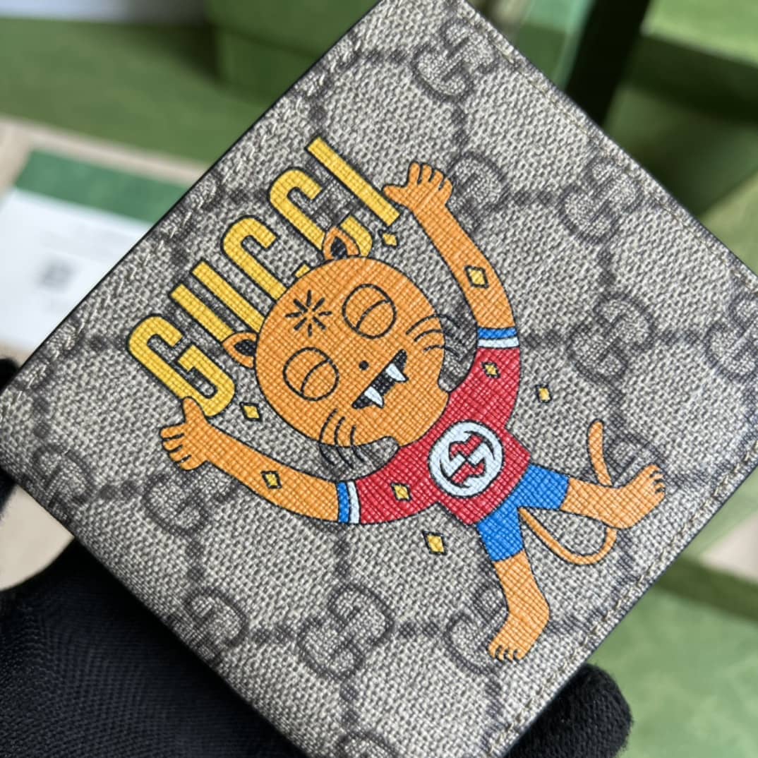 Gvc*1 GG Svp*me Graphic-print Bi-fold 451268 Replica Wallet