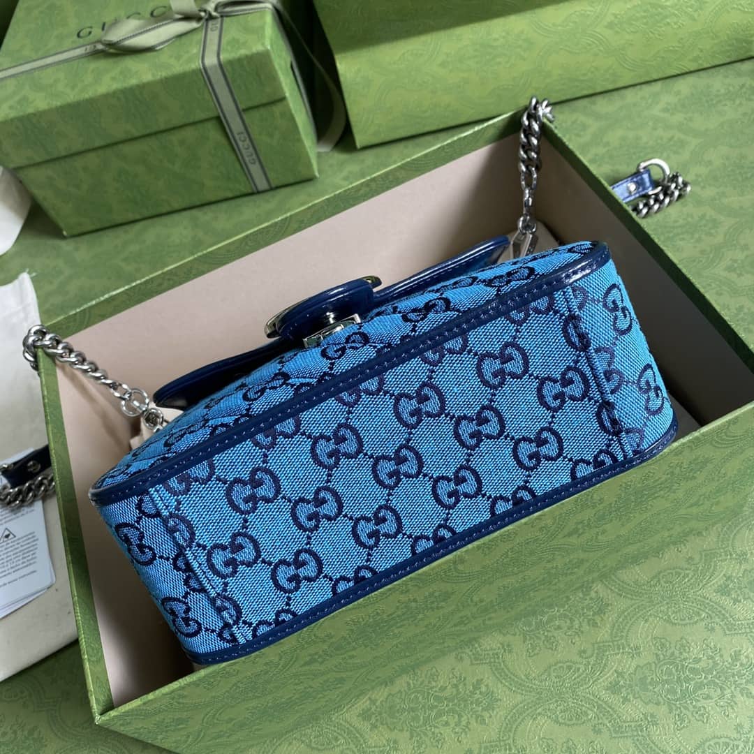 Gvc*1 Marmont GG Mini Top Handle Bag Replica 583571