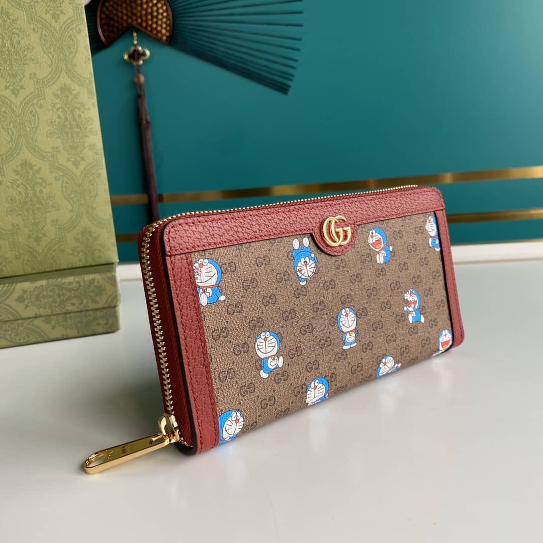 Gvc*1 x Doraemon Zip Around Wallet Replica 647787