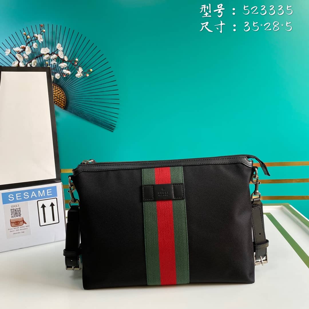 Gvc*1 Svp*me GG Messenger Bag Replica 523335