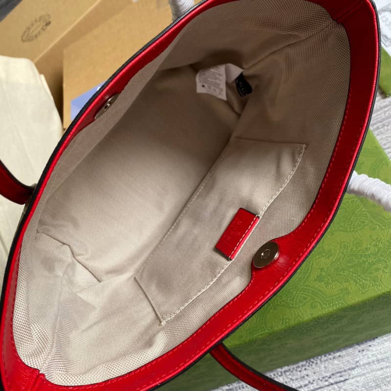 Gvc*1 Children GG Svp*me Canvas Replica Tote Brown 410812