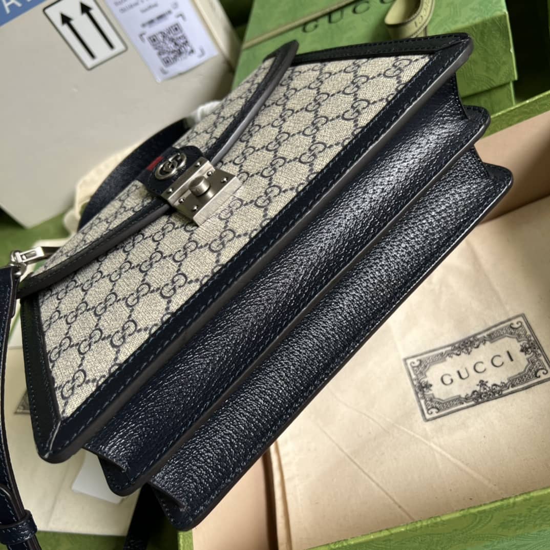Gvc*1 Ophidia Small Top Handle Shoulder Bag With Web 651055 Replica