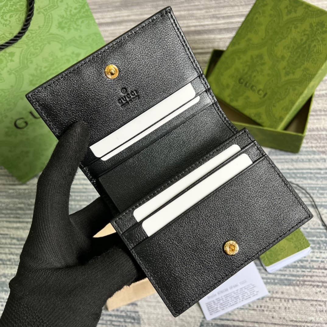 Gvc*1 GG Card Case Wallet White 676150 Replica