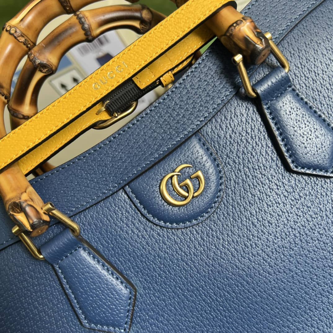 Gvc*1 Diana Medium Blue 678842 Replica Tote Bag