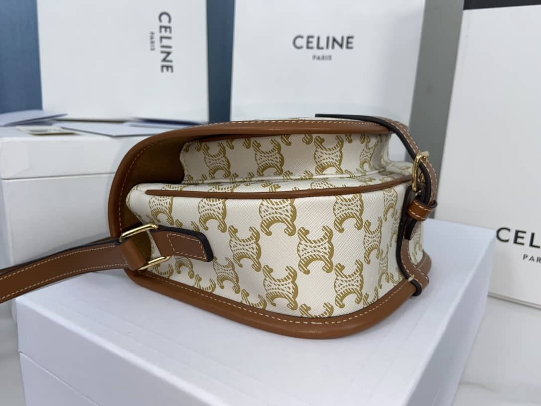 Ce1i*e Bag Dupe Triomphe Canvas Medium Folco Replica Bag