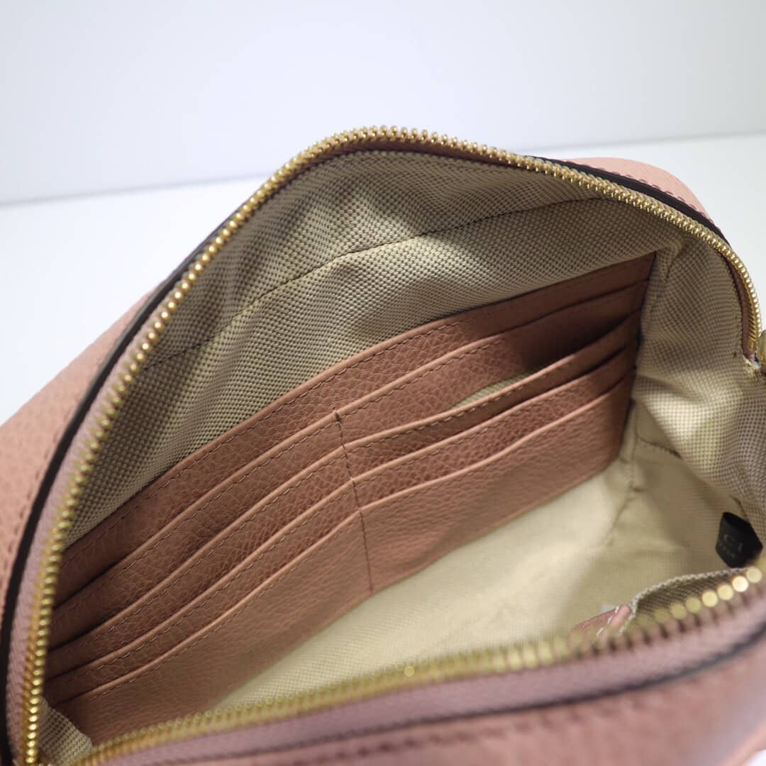 Gvc*1 GG Canvas Messenger Bag Replica Pink 449172