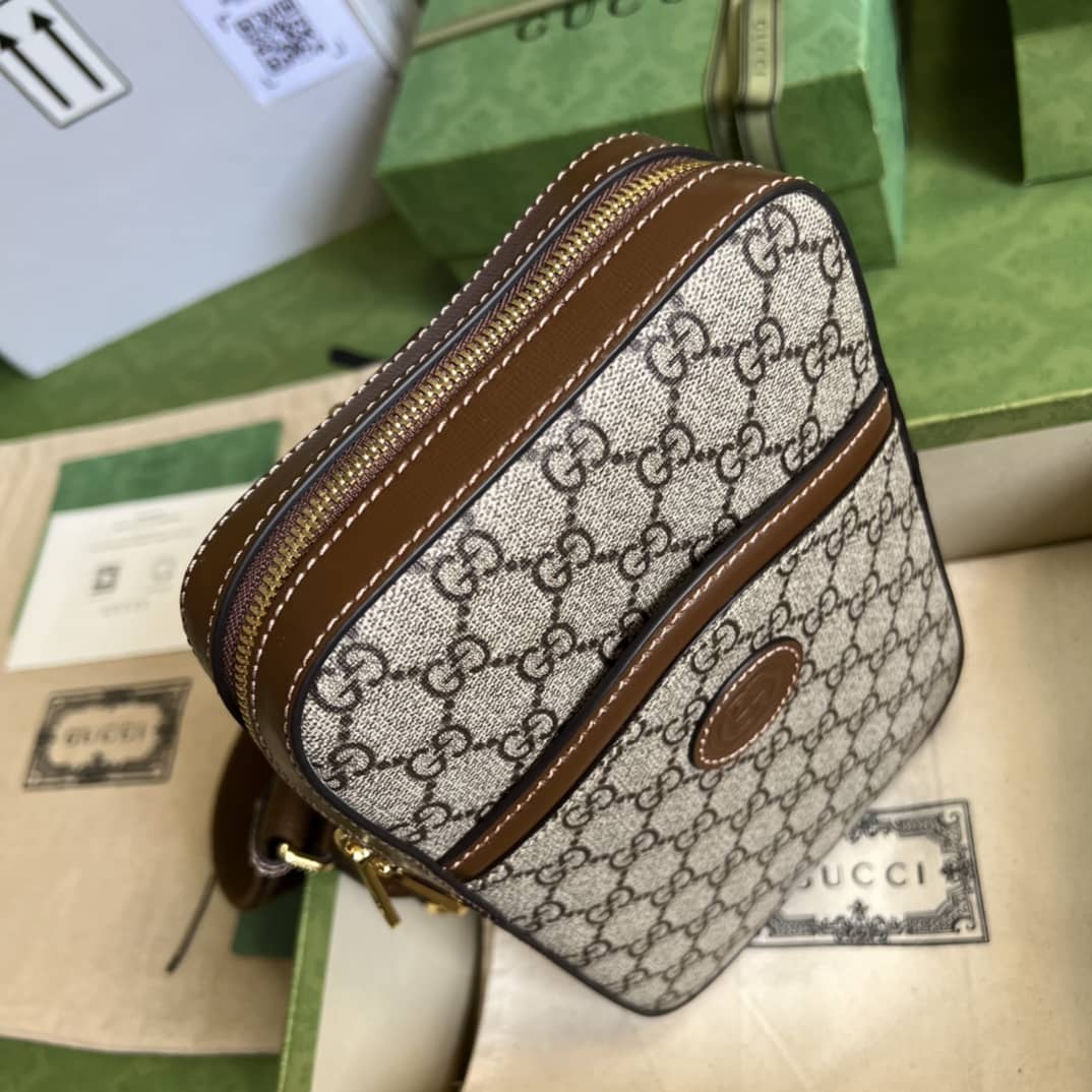 Gvc*1 Sling Backpack With Interlocking G 696016 Replica Crossbody Bag