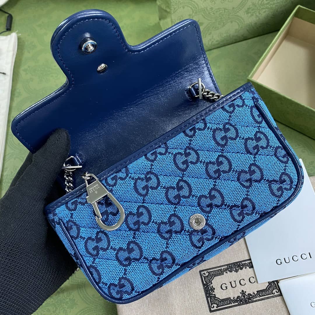 Gvc*1 GG Marmont Matelassé Mini Crossbody Bag Replica 476433