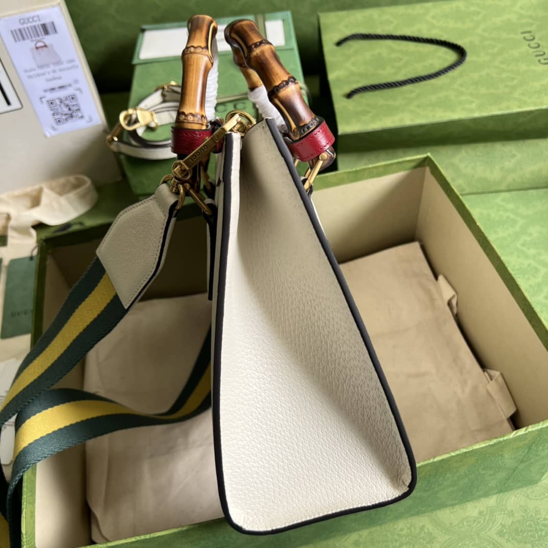Gvc*1 Diana Small Tote White 702721 Replica Bag