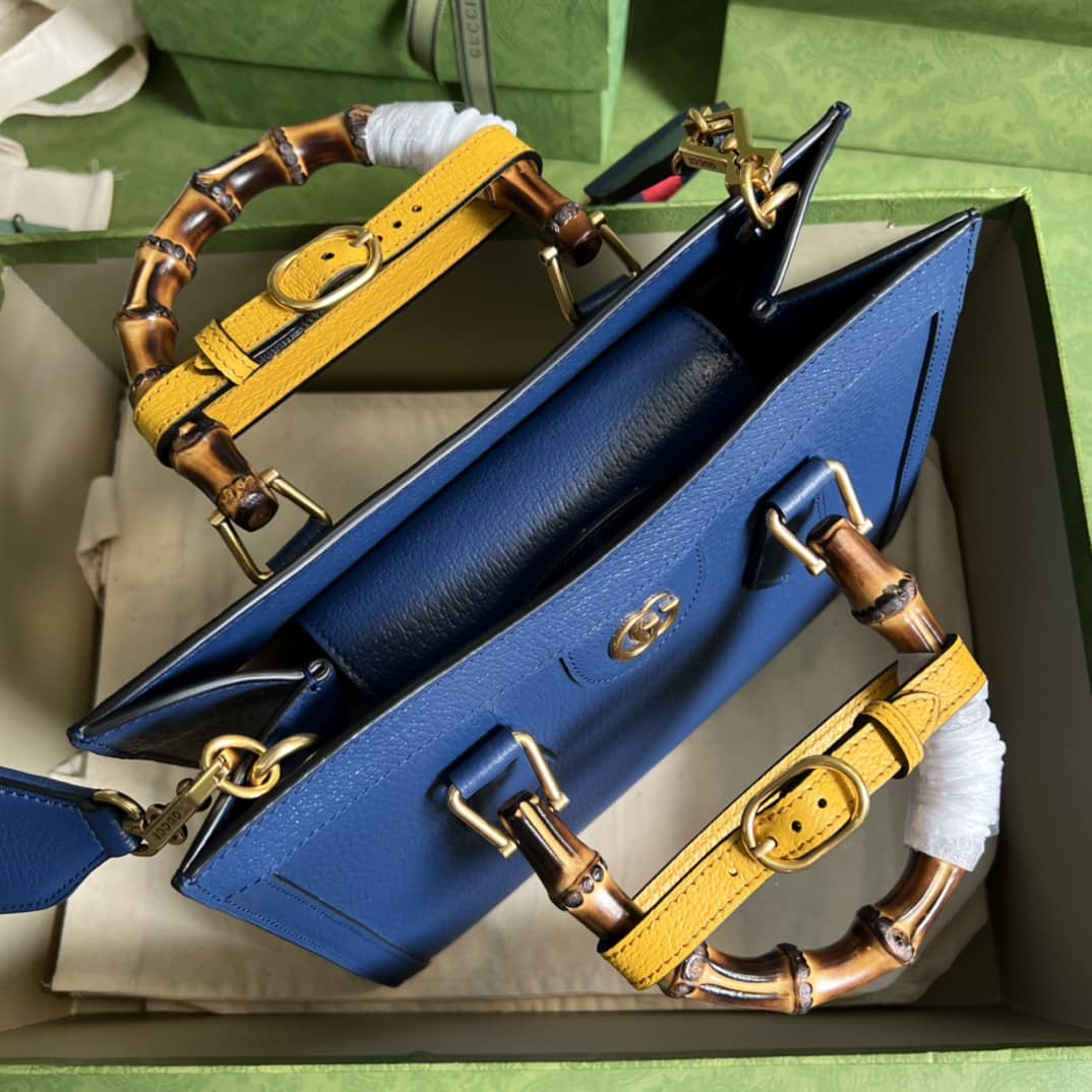 Gvc*1 Diana Small Tote Blue 702721 Replica Bag